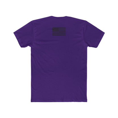 Unisex Cotton Crew Tee - "I'm Not Ashamed" with American Flag Design