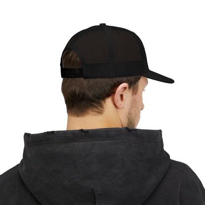 Embroidered Snapback Trucker Cap - Cool Casual Style for Outdoors