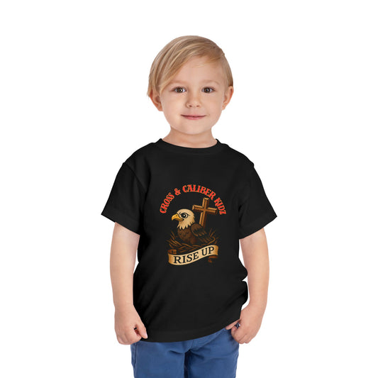 Kids' Eagle 'Rise Up' Short Sleeve Tee - Inspirational Toddler Shirt