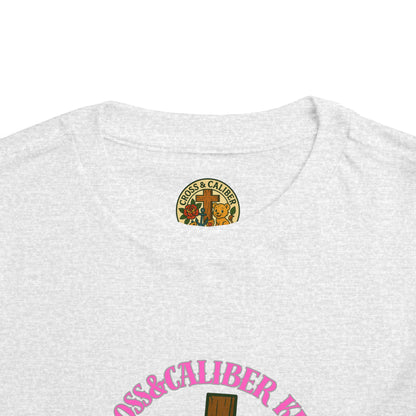 Toddler Short Sleeve Tee - Bold as a Lioness Design
