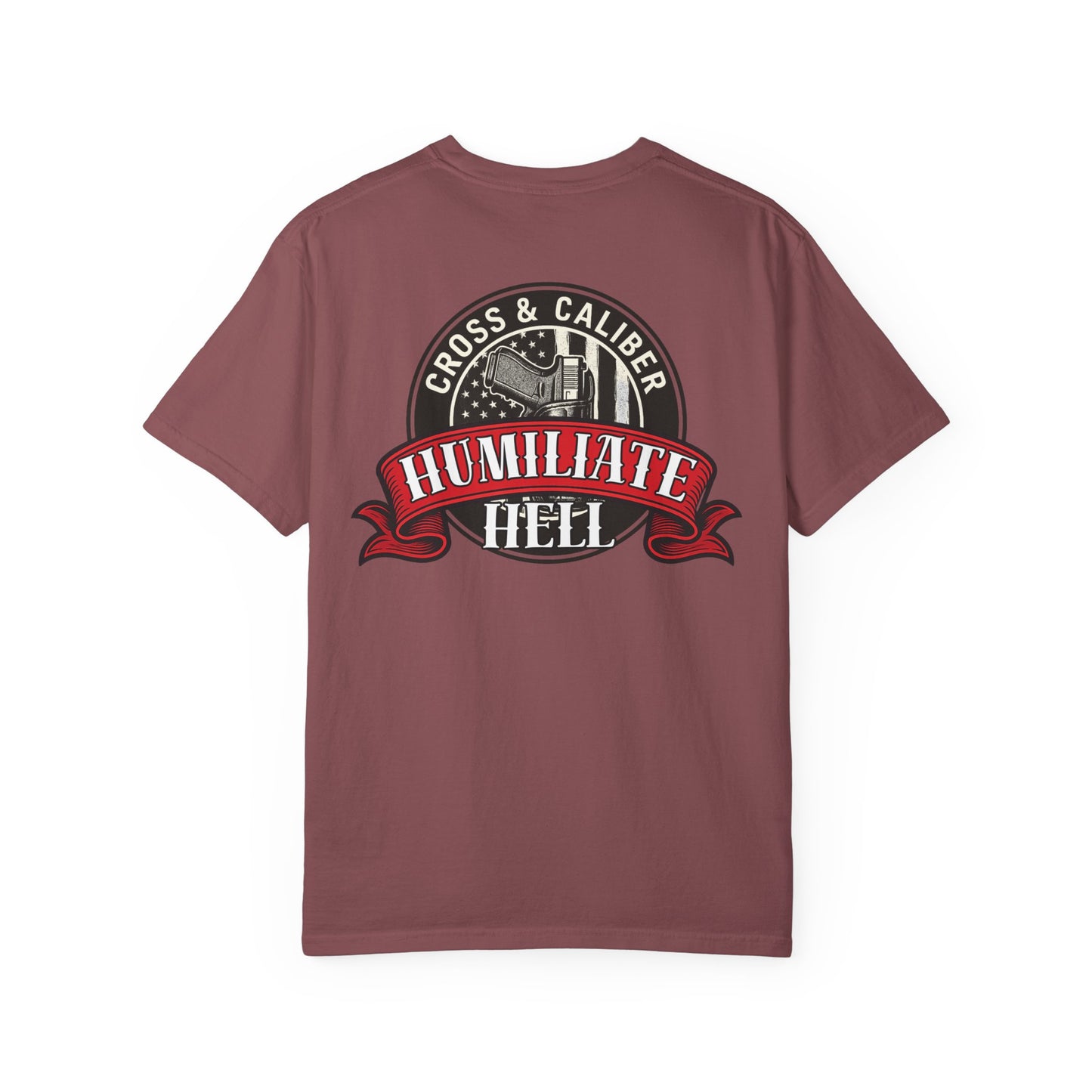 Unisex Graphic T-Shirt | Cross & Caliber | Humiliate Hell | Casual Wear, Gift for Gun Enthusiasts, Everyday Style, Statement Tee, [...]