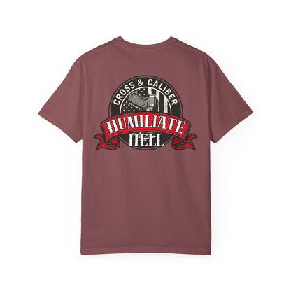 Unisex Graphic T-Shirt | Cross & Caliber | Humiliate Hell | Casual Wear, Gift for Gun Enthusiasts, Everyday Style, Statement Tee, [...]