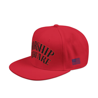 Worship Warfare Snapback Cap - Embroidered Hat for Faith & Style