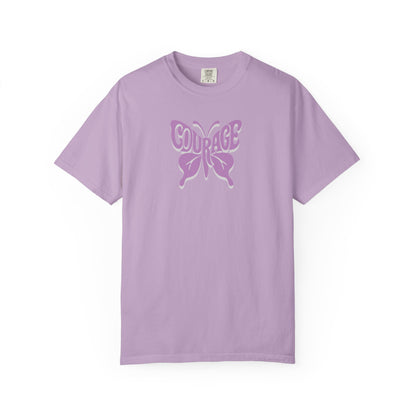Courage Butterfly T-Shirt, Inspirational Tee, Unisex Graphic Shirt, Motivation Gift, Empowerment Apparel, Butterfly Design