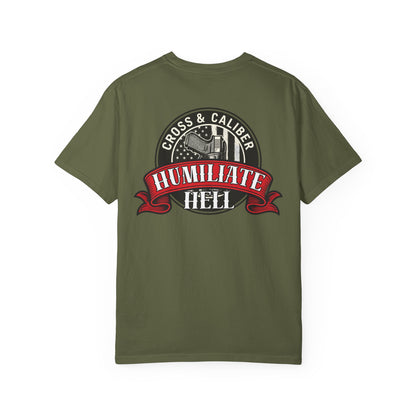 Unisex Graphic T-Shirt | Cross & Caliber | Humiliate Hell | Casual Wear, Gift for Gun Enthusiasts, Everyday Style, Statement Tee, [...]