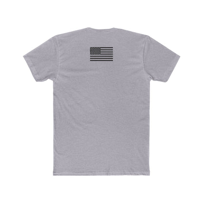 Unisex Cotton Crew Tee - "I'm Not Ashamed" with American Flag Design