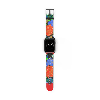 Colorful Floral Watch Band - Stylish Accessory for Everyday Wear