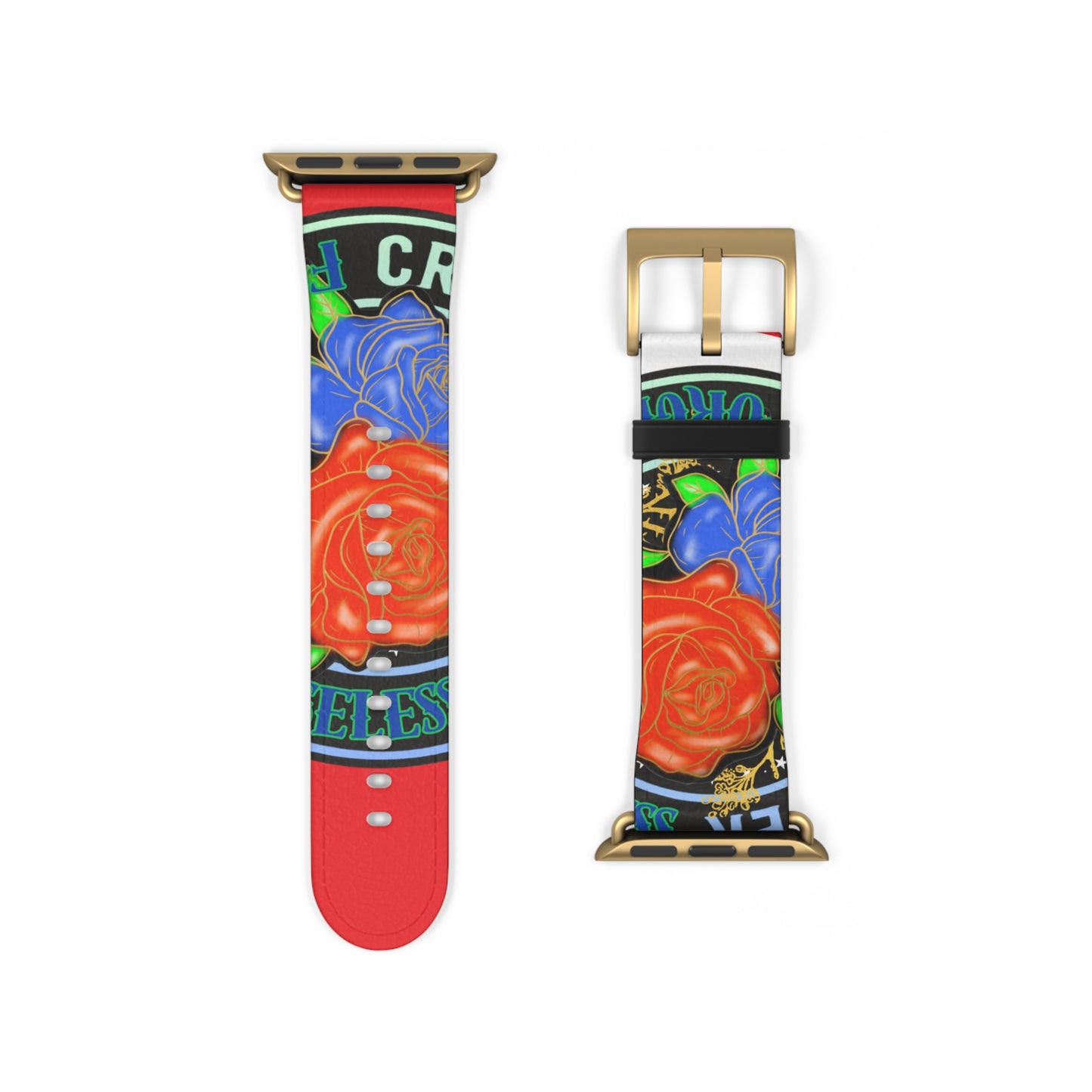 Colorful Floral Watch Band - Stylish Accessory for Everyday Wear
