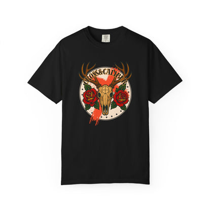 Rustic Graphic T-Shirt, Vintage Style Tee, Men's Women's, Nature Lover Gift, Halloween Apparel, Music Festival Gear, Boho Chic Fashion