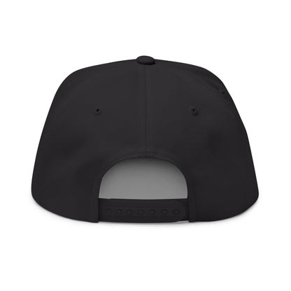 Cross & Caliber Embroidered Flat Bill Cap - Stylish Gear for Everyday Adventures