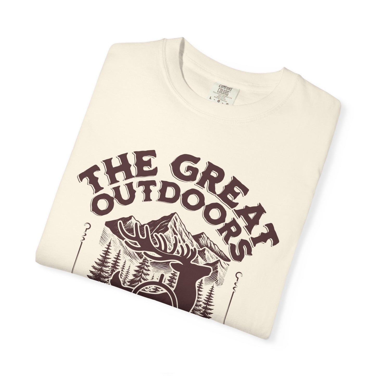 Unisex Outdoor Adventure T-shirt, Great Outdoors Tee, Casual Hiking Shirt, Nature Lover Apparel, Gift for Campers, Environmentalist Clothing