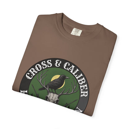 Hunting Themed Unisex T-Shirt | Cross & Caliber | Gift for Hunters | Outdoor Wear | Nature Lover Tee, Casual Style, Hunting Apparel