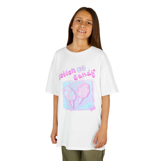 Cotton Candy Kids Tee, Kids Summer T-Shirt, Fun Graphic Tee, Birthday Gift, Unique Kids Apparel, Sweet Treat Shirt