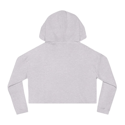 Stylish Women’s Cropped Hooded Sweatshirt with Colorful Tattoo Design - Perfect for Casual Wear & Gifts