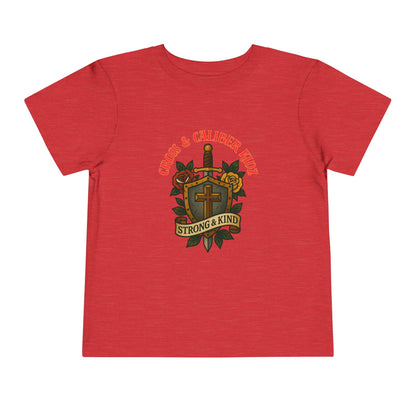 Cross & Caliber Kidz Toddler Tee - Strong & Kind Design