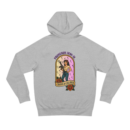 Unisex Supply Hoodie - Inspirational Proverbs 31:24 Design