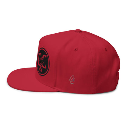 Stylish Embroidered Flat Bill Cap - Perfect for Casual Outings and Special Occasions