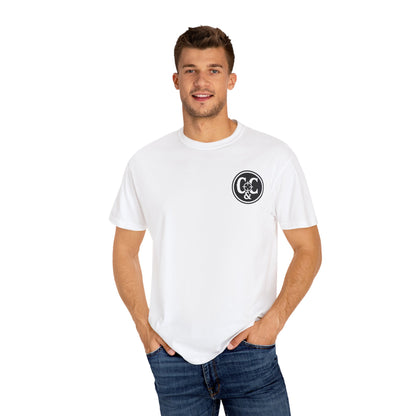Patriotic Unisex Garment-Dyed T-Shirt: Built to Defend, Called to Serve