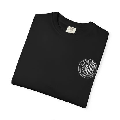 Faith-Focused Unisex Garment-Dyed T-shirt - Cross & Caliber Design