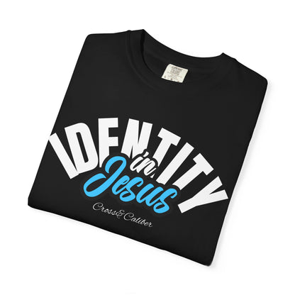 Unisex Garment-Dyed T-Shirt with 'in Jesus' Design, Faith Apparel, Inspirational Tee, Christian Gift, Casual Wear, Everyday Comfort
