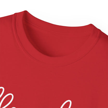 Blessed Floral Tee – "Blessed" Psalm 1:1 Scripture Shirt