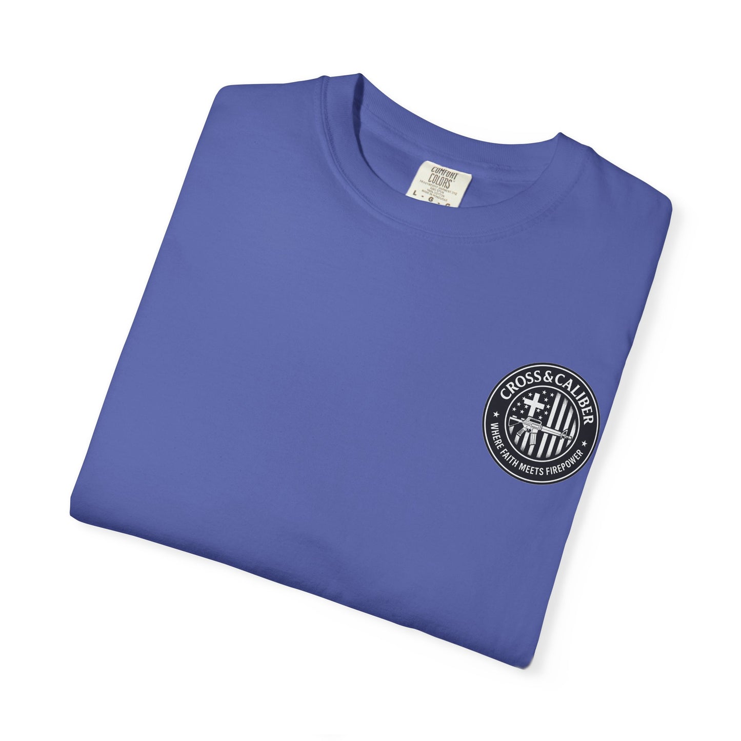 Faith-Focused Unisex Garment-Dyed T-shirt - Cross & Caliber Design