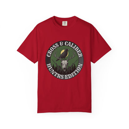 Hunting Themed Unisex T-Shirt | Cross & Caliber | Gift for Hunters | Outdoor Wear | Nature Lover Tee, Casual Style, Hunting Apparel