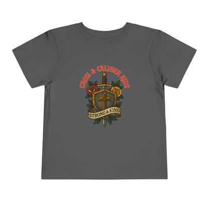 Cross & Caliber Kidz Toddler Tee - Strong & Kind Design
