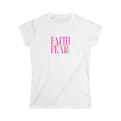 Faith Over Fear Women's Tee, Inspirational Shirt, Gift for Her, Motivational Apparel, Community Love T-Shirt