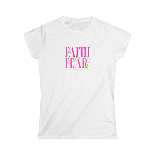 Faith Over Fear Women's Tee, Inspirational Shirt, Gift for Her, Motivational Apparel, Community Love T-Shirt
