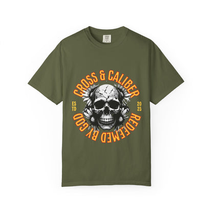 Edgy Graphic Tee, Skull T-Shirt, Unisex Casual Wear, Alternative Fashion, Halloween Costume, Gift for Him/Her