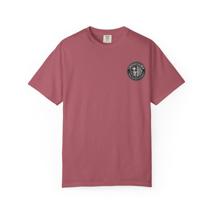 Faith-Focused Unisex Garment-Dyed T-shirt - Cross & Caliber Design