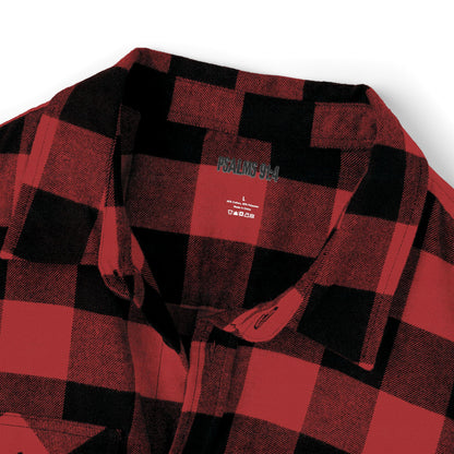 Unisex Flannel Shirt - God, Guns & Glory Design