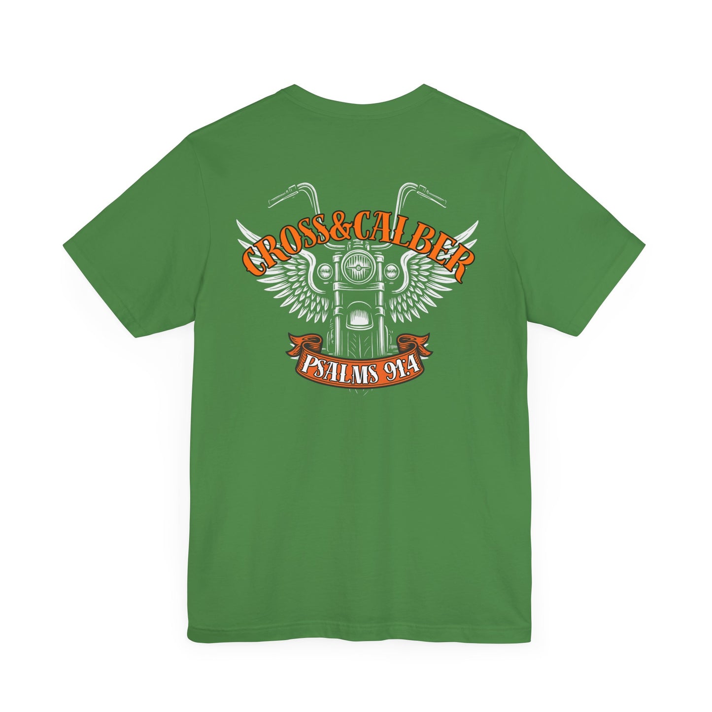 Inspirational Psalms 91:4 Unisex Jersey Tee
