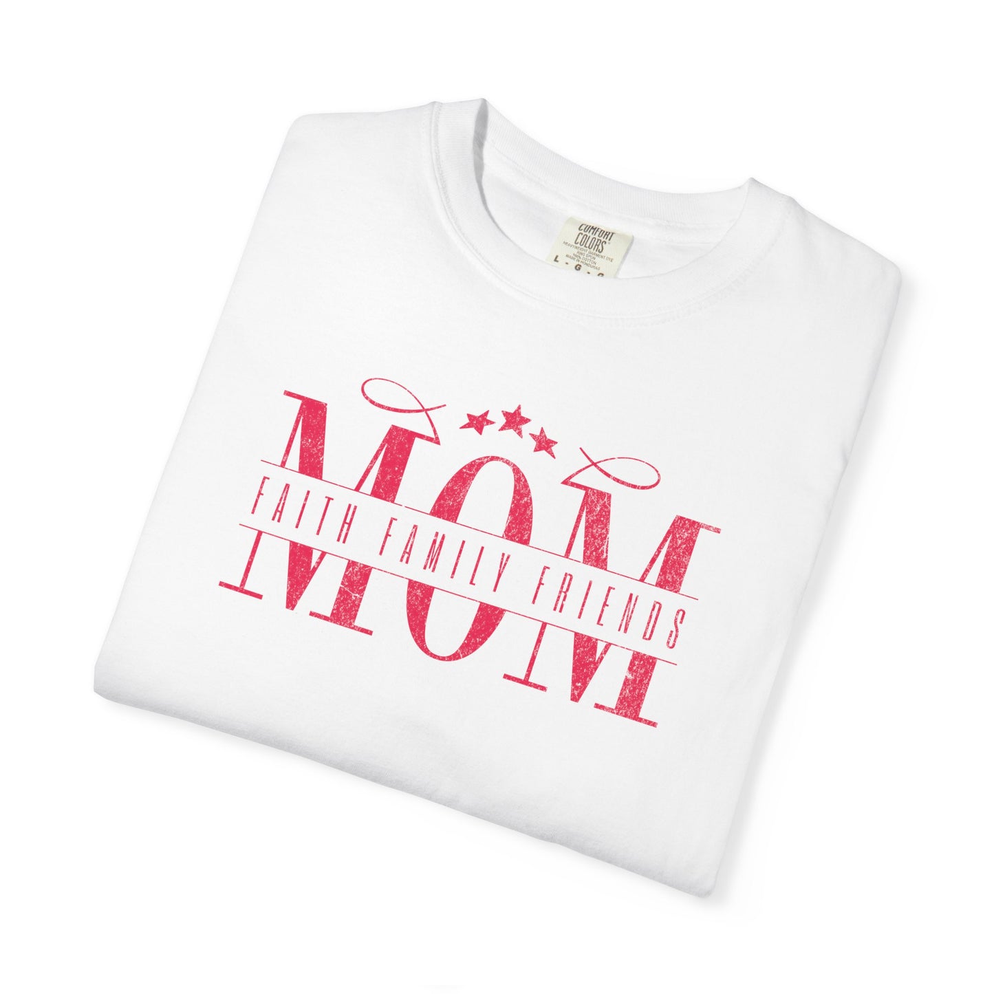 Mom Life Garment-Dyed T-shirt - Perfect for Mother's Day, Birthday Gifts, Casual Outings, Mom Apparel, Family Gatherings