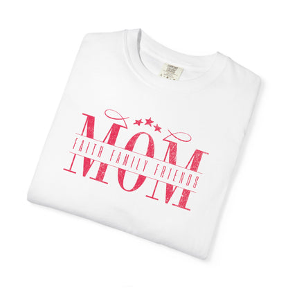 Mom Life Garment-Dyed T-shirt - Perfect for Mother's Day, Birthday Gifts, Casual Outings, Mom Apparel, Family Gatherings