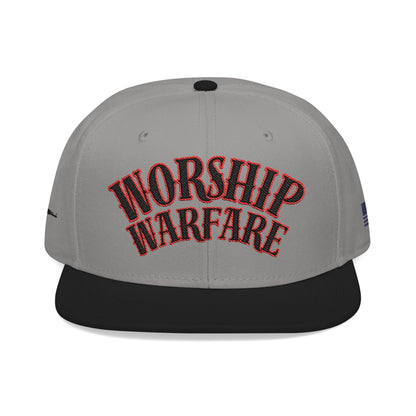 Worship Warfare Snapback Cap - Embroidered Hat for Faith & Style