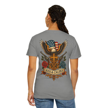 Cross & Caliber Tattoo Edition Unisex T-Shirt - Vintage Style Graphic Tee