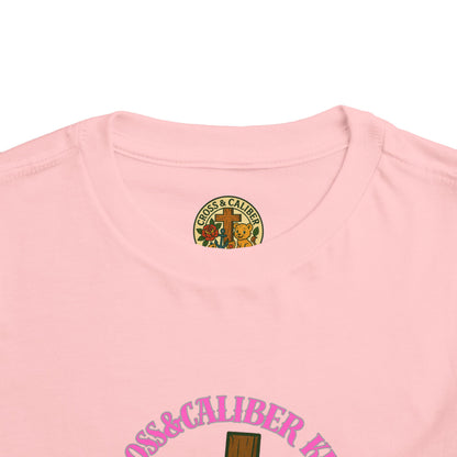 Toddler Short Sleeve Tee - Bold as a Lioness Design