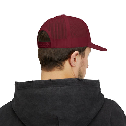 Embroidered Snapback Trucker Cap - Cool Casual Style for Outdoors