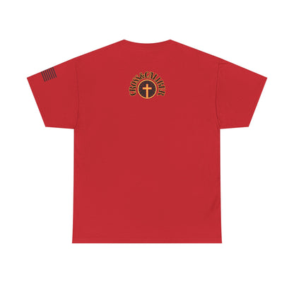 Freedom in Christ Unisex Heavy Cotton Tee - Faith-Based Graphic T-Shirt