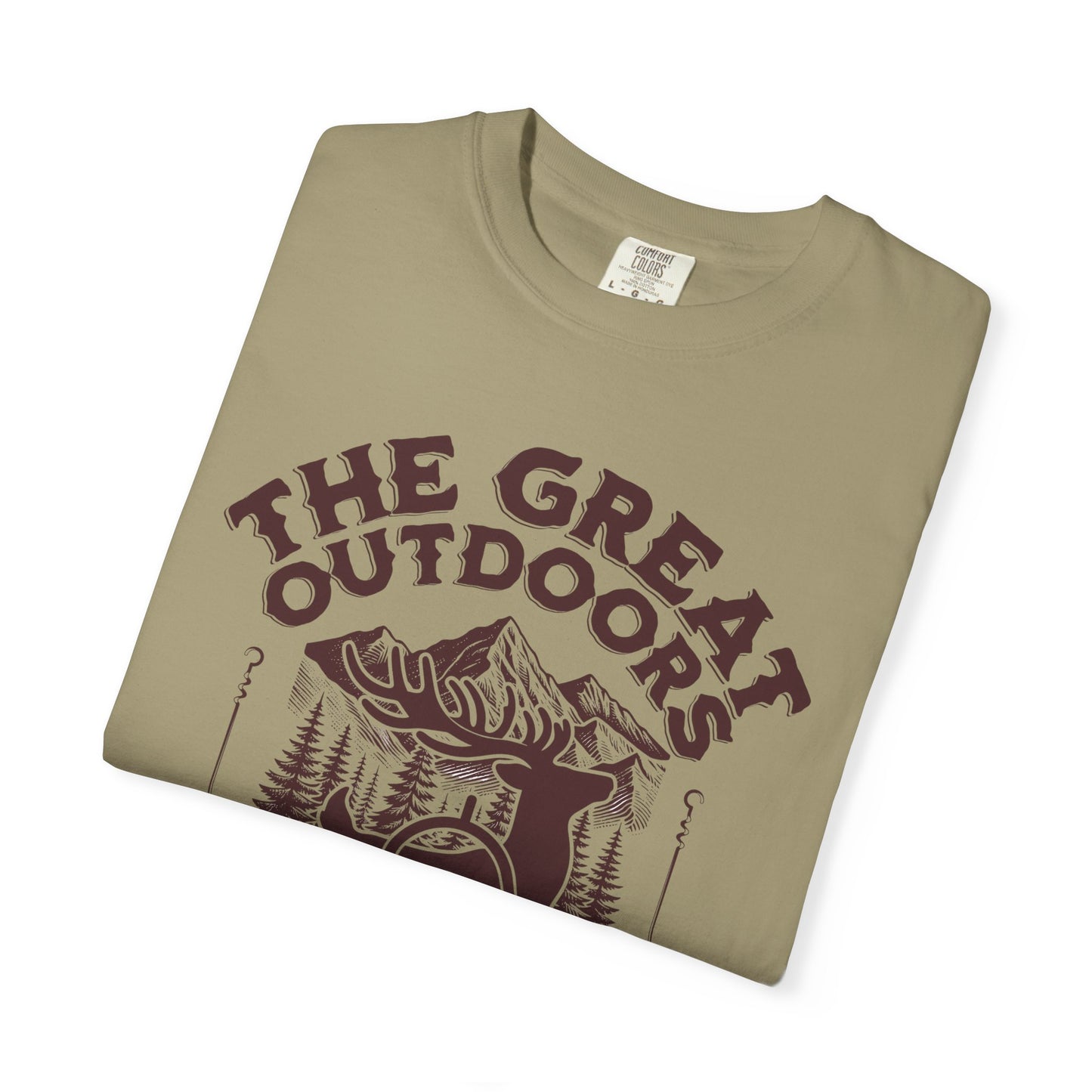Unisex Outdoor Adventure T-shirt, Great Outdoors Tee, Casual Hiking Shirt, Nature Lover Apparel, Gift for Campers, Environmentalist Clothing