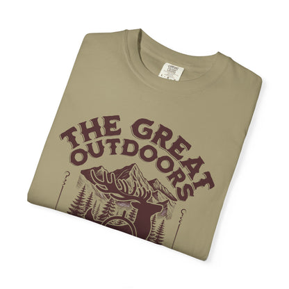 Unisex Outdoor Adventure T-shirt, Great Outdoors Tee, Casual Hiking Shirt, Nature Lover Apparel, Gift for Campers, Environmentalist Clothing