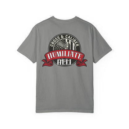 Unisex Graphic T-Shirt | Cross & Caliber | Humiliate Hell | Casual Wear, Gift for Gun Enthusiasts, Everyday Style, Statement Tee, [...]