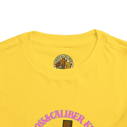 Toddler Short Sleeve Tee - Bold as a Lioness Design