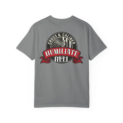 Unisex Graphic T-Shirt | Cross & Caliber | Humiliate Hell | Casual Wear, Gift for Gun Enthusiasts, Everyday Style, Statement Tee, [...]