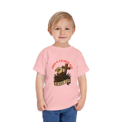 Kids' Eagle 'Rise Up' Short Sleeve Tee - Inspirational Toddler Shirt