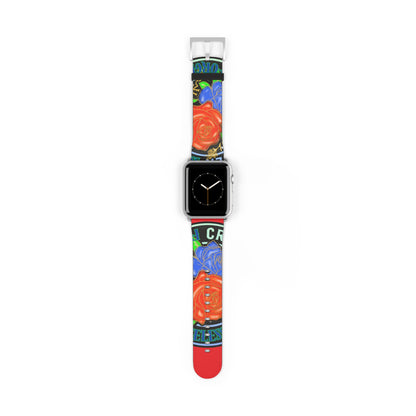 Colorful Floral Watch Band - Stylish Accessory for Everyday Wear