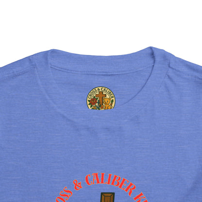 Bold as a Lion Toddler Tee - Cute Christian Graphic Shirt for Kids