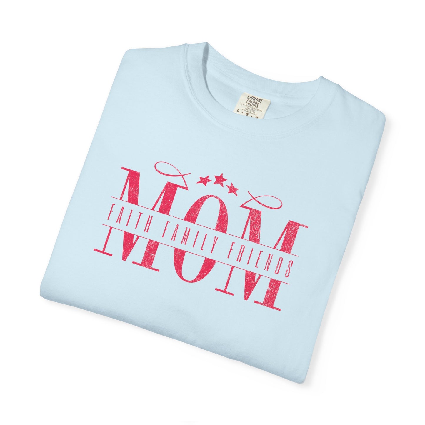 Mom Life Garment-Dyed T-shirt - Perfect for Mother's Day, Birthday Gifts, Casual Outings, Mom Apparel, Family Gatherings